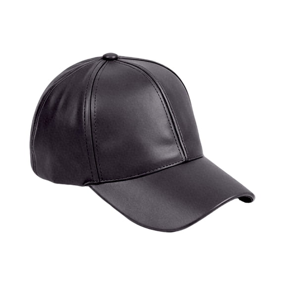 WGRFFH Unisex Vintage Washed Unstructured Baseball Cap Cotton Adjustable Dad Hat Womens Baseball Caps Leather Baseball Cap Men Women Adjustable Leather Peaked Cap Black One Size