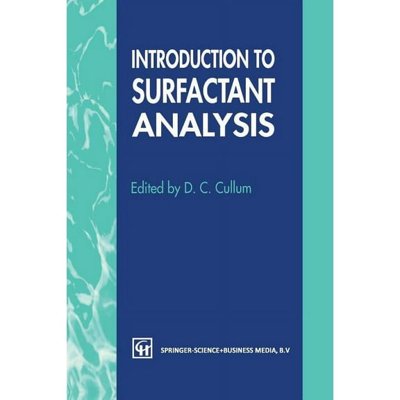 Introduction to Surfactant Analysis, (Paperback)