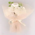 thumbnail image 2 of simhoa 10 Pieces Gauze Flower Wrapping Paper Bouquet Packing Decor Gray, 2 of 8