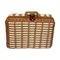 thumbnail image 1 of veasfak Storage Basket with Lid Handled Photography Prop Boxes for Table Home Bathroom S S, 1 of 9