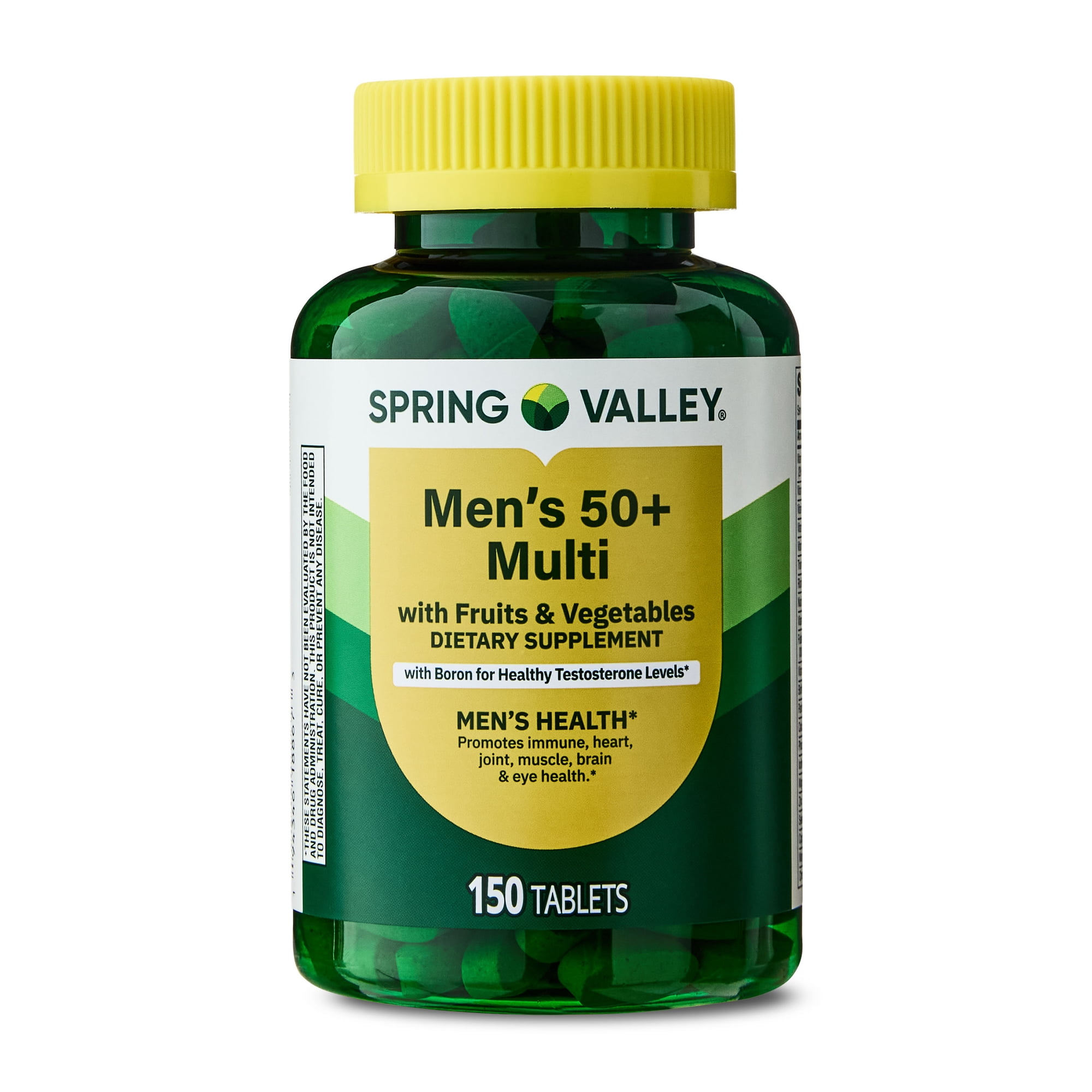 Spring Valley Men's 50+ Multi Tablets, 150 Count