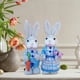 thumbnail image 5 of Fiudx Adorno de Conejito de Pascua, Artesanía de Hierba Tejida, Linda Figura de Conejito Marrón, Decoración Navideña de Primavera, Exhibición Versátil, Decoración Del Hogar, Ideal para Regalos de Pas, 5 of 6