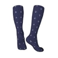 thumbnail image 4 of Easygdp Anchor Heart Blue Fashionable Adult Sockings&Sports Sockings&Breathable Sockings, Non-Pilling,Contrasting Color Design, 4 of 9