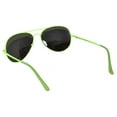 thumbnail image 3 of OWL Aviator Sunglasses Green Metal Frame for Men and Women, 3 of 5