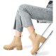 thumbnail image 5 of Botas Dream Paris para Dama Estilo Chelsea Chukka Casual Camello Talla 26.5, 5 of 5