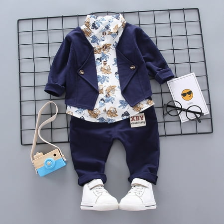 

Hunpta Baby Suit Clothes Boy Christening Kid Wedding Formal Gentry Bow Tuxedo Party Set Boys Outfits&Set