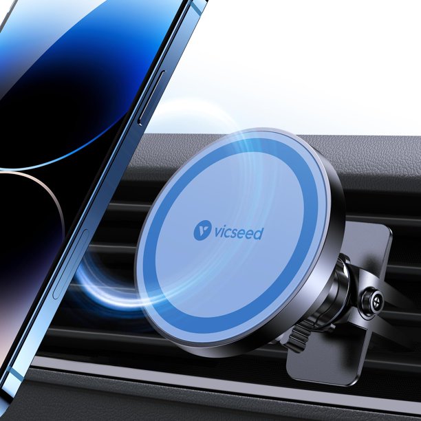 Soporte magnético para teléfono VICSEED para coche Magsafe Vent Blue