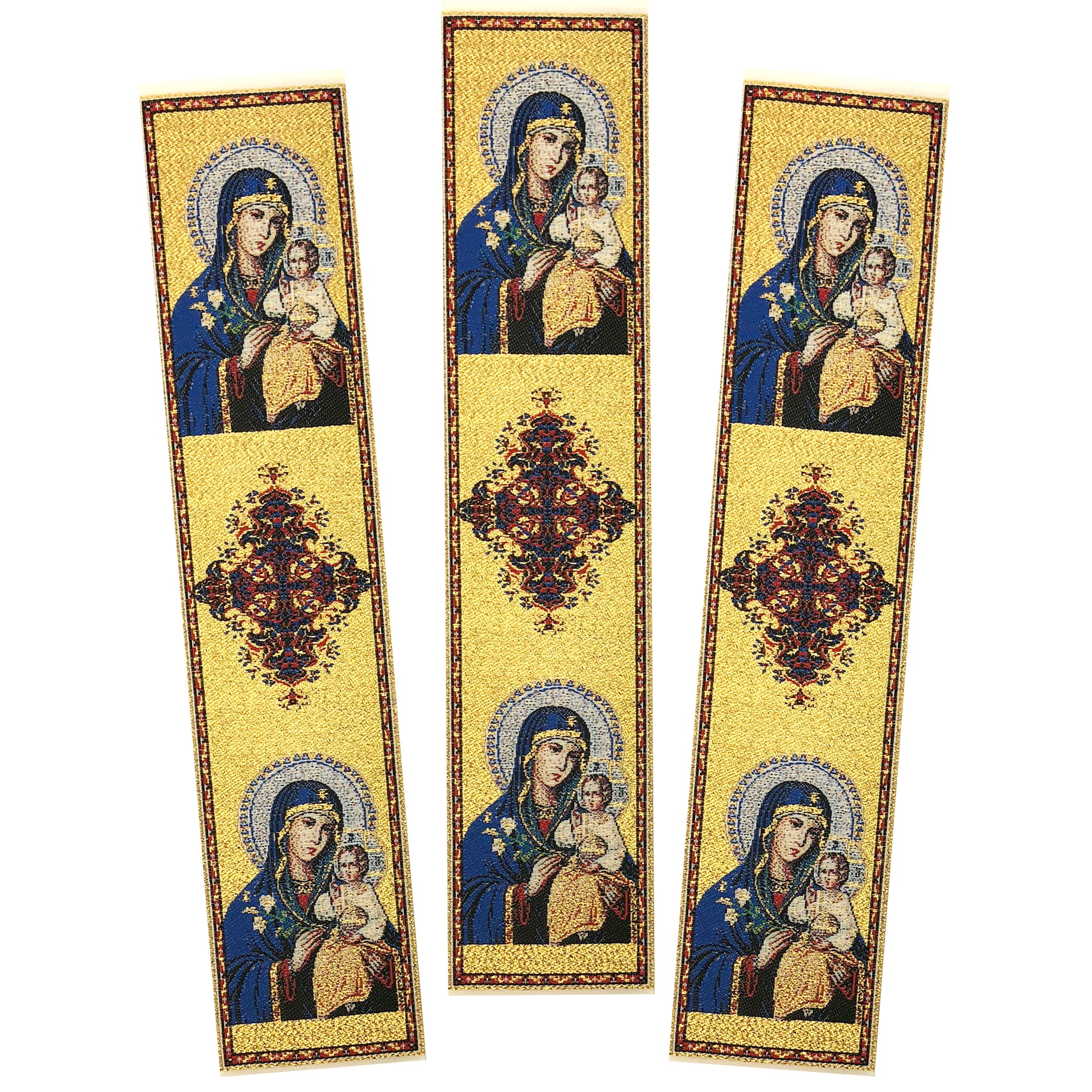 Bend topic Publicity Book Marker Set Of 3 Virgin Mary Eternal Bloom Tapestry Book Markers 9-1/8  x 2 Inches Textile Art By World Faith - Walmart.com