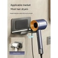 thumbnail image 3 of Black Hair dryer placement non-perforated bathroom hair dryer bracket placed in the bathroom suction cup wall-mounted storage rack, 3 of 6