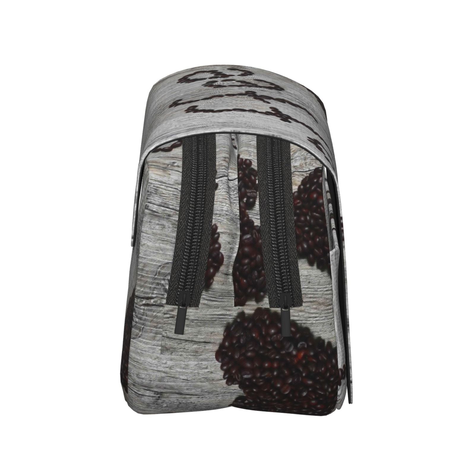 Rateoe Coffee Beans On Board Pattern Double Clamshell Pen Case, Storage Organizer with Two Zipper Compartments– Holds Up to 50 Pencils & Pens