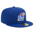 thumbnail image 3 of Men's New Era Royal Kansas Jayhawks Vault 59FIFTY Fitted Hat, 3 of 6