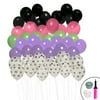 Ombre Balloon Kit (Black, Polka Dot, Purple, Lime Pink)