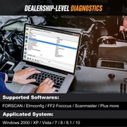 FORScan OBD2 USB Adapter for Windows, Car Diagnostic Coding Tool OBDII Auto Scanner with MS-CAN/HS-CAN Switch for Ford Lincoln Mazda Mercury Series Vehicles