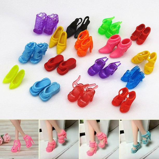 Etiger 40 Pairs Dress Prop Kid Toy High Heel Shoes Multiple Styles Gift Doll Sandals Us Walmart Com Walmart Com