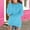 Blue-1, variant on Sweaters Long Sleeve Blue Sweater Oversized Crewneck Sweaters Preppy Clothes for Girls 11-12 Years