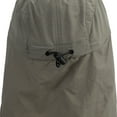 thumbnail image 5 of Walking The Dog Embroidered Men's UV 50+ Drawstring Flap Cap - Olive OSFM, 5 of 5