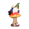 thumbnail image 3 of Escultura De Pie, Estatua De Gnomo Linda Y Realista Portátil Para Decoración De Patio Para Escritorio Para Césped, 3 of 8