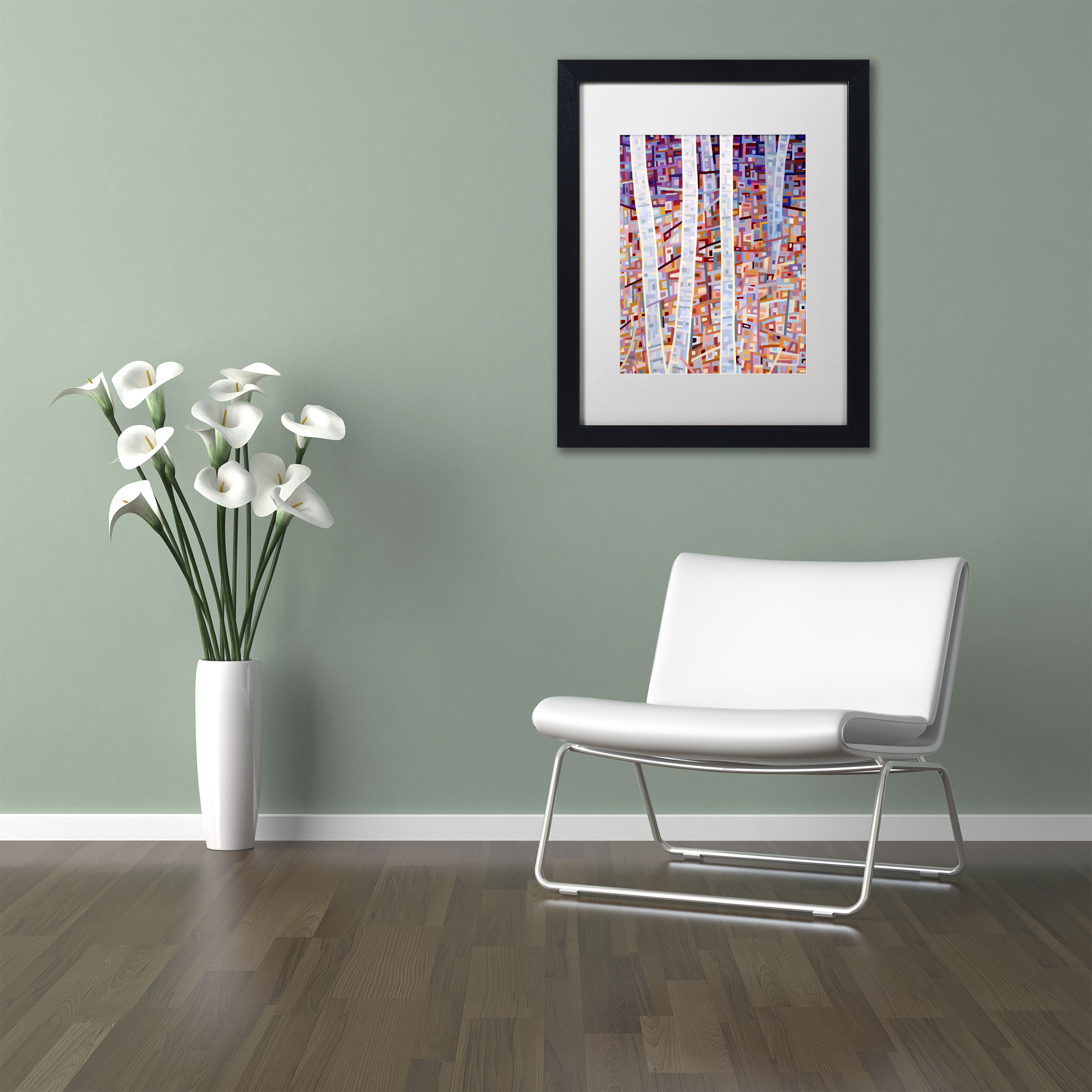 Mandy Budan 'Incandescence' Matted Framed Art