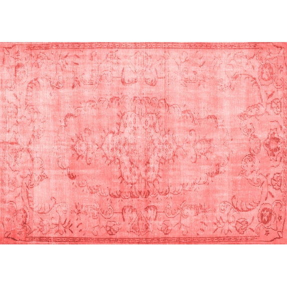 Ahgly Company Indoor Rectangle Persian Red Traditional Area Rugs, 7' x 9'