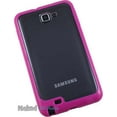 thumbnail image 3 of NEW PINK CLEAR AQUAFLEX TPU SKIN CASE FOR SAMSUNG GALAXY NOTE i717 N7000 i9220, 3 of 5