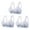 Gray, variant on Lolmot 3 Pcs Bras for Women No Underwire Light Underwear Comfortable Push Up Bras Full Coverage Plus Size Adjustable Soft Everyday Bralettes
