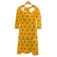 thumbnail image 4 of Mrs Fox Robe à Motif Col Carré Robe Mignonne Ample Imprimée Élégante Robe de Plage Fête Fantastique Mr Fox Fox Mrs Fox Mr, 4 of 5