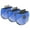 Blue, variant on Axler Triple Rotating Rake Deshedder & Dematting Grooming Pet Comb, Blue - One Size