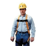 Miller Titan ll Series Non-Stretch Full Body Safety Harness with Mating Buckle Chest Strap & Tongue Buckle Leg Straps, Universal Size-Large/XL, 400 lb. Capacity (T4500/UAK)
