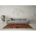 thumbnail image 3 of Ahgly Company Indoor Round Persian Brown Traditional Area Rugs, 8' Round, 3 of 4