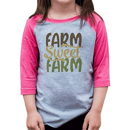 

7 ate 9 Apparel Girls Farm Life Shirts - Farm Sweet Farm Pink Shirt 6 Months