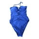 thumbnail image 3 of WILLBEST Traje de Baño Completo Mujer 2025 Nuevo Traje de Baño Color Sólido Cuello Halter U Hebilla Bikini de Mujer, 3 of 4