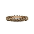 thumbnail image 1 of Smoky Quartz 3mm Shared Prong Eternity Band 2.10 ct tw to 2.60 ct tw in 14K Rose Gold.size 5.0, 1 of 7