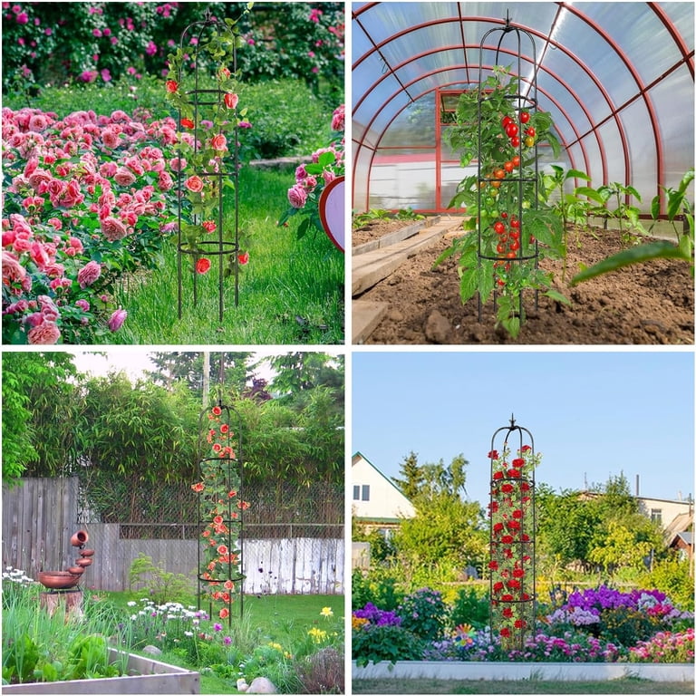 MQ Tower Obelisk Garden Trellis, 59 In., 2-Pack photo 3
