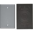 thumbnail image 2 of Hubbell Raco BC100S Couvercle Rectangulaire Blanc - Gris, 2 of 2