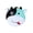 A, variant on mdesiwst Animal Flying Disc Dog Interactive Toy Squeaky Plush Cow Fox Owl Monkey Puppy Teething Cleaning Toy Pet Bite Resistant Boredom Enrichment Toy