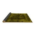 thumbnail image 2 of Ahgly Company Indoor Rectangle Abstract Yellow Modern Area Rugs, 8' x 10', 2 of 4