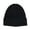 Black, variant on CTM Basic Ribbed Beanie Cuff Cap (Men)