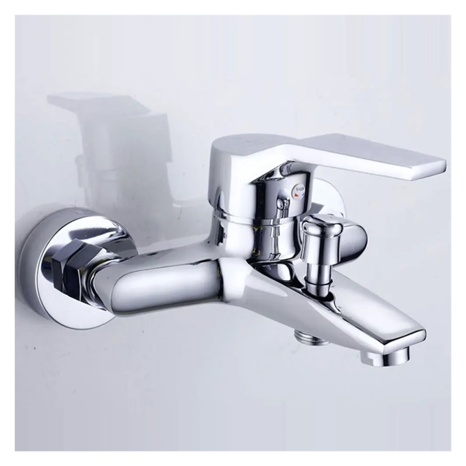 Hot And Cold Mixing Water Wall Mounted Shower Faucet, Bathtub Faucet Handheld Shower Tap Faucet Bathroom Accessories ,Easy to Install