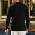 thumbnail image 6 of Jovrlynd Mens Sweater Crewneck Ribbed Knit Long Sleeve Shirts with Pockets Casual Soft Plus Size Pullover Sweaters for Big & Tall, S-3XL, 6 of 9