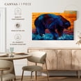 thumbnail image 5 of Elephant Stock Rivers Edge Ii Wall Art - Horizontal Canvas Wall Art - Living Room Wall Decor - Animal Canvas - Orange And Blue Decor By Marion Rose - 12" x 8", 5 of 8