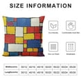 thumbnail image 5 of FUMJ  Geometric Pillow Covers Pillowcases Square Decorative Throw Pillow Cases for Sofa Home Decor, 5 of 5