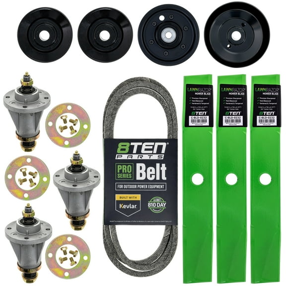 8TEN Blade Spindle Belt Idler Kit for Toro 15-42RC01 15-42SC01 106636 111726 MK1013498
