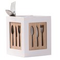 thumbnail image 1 of Bamboo Cutlery Tray Kitchen Utensil Silverware Cutlery Drawer Organizer Dividers, 1 of 5