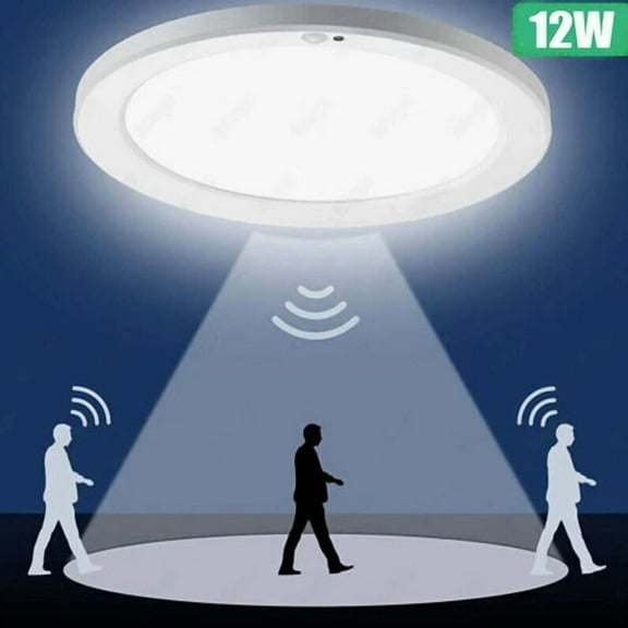 Led Ceiling Down Light Motion Sensor Dimmable Flush Mount Kitchen Home Fixture