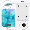 thumbnail image 2 of High Precision Digital Kitchen Scale Tempered Glass Food Scale Multifunction Scale Small Kitchen Appliances Pastel Blue Dandelions, 2 of 7