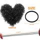 thumbnail image 2 of Juego de 9 herramientas Yuxing para hacer bucles de pelo con 1000 bandas de goma gruesas de colores negro B, 2 of 5