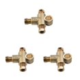 thumbnail image 1 of Riwesomey Funcionamiento garantizado con conector de manguera en forma de T Línea de freno de 3 vías Adaptador de conector de manguera en Type1 NO1, 1 of 6