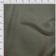thumbnail image 3 of oneOone Organic Cotton Poplin Twill Fabric Leaves & Floral Block Printed Craft Fabric BTY 42 Inch Wide, 3 of 4