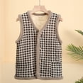 thumbnail image 2 of Gaexia Vest for Women ,Floral Quilted Winter Warm Lined Sleeveless Jacket Outerwear Cozy Stand Collar With Pockets, 2 of 3