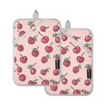 thumbnail image 7 of Yayeee Pot Holders Kitchen Heat Resistant with Pocket 7"x9.8" Cotton Oven Cooking Hot Pads, Cherries Pattern, 7 of 7